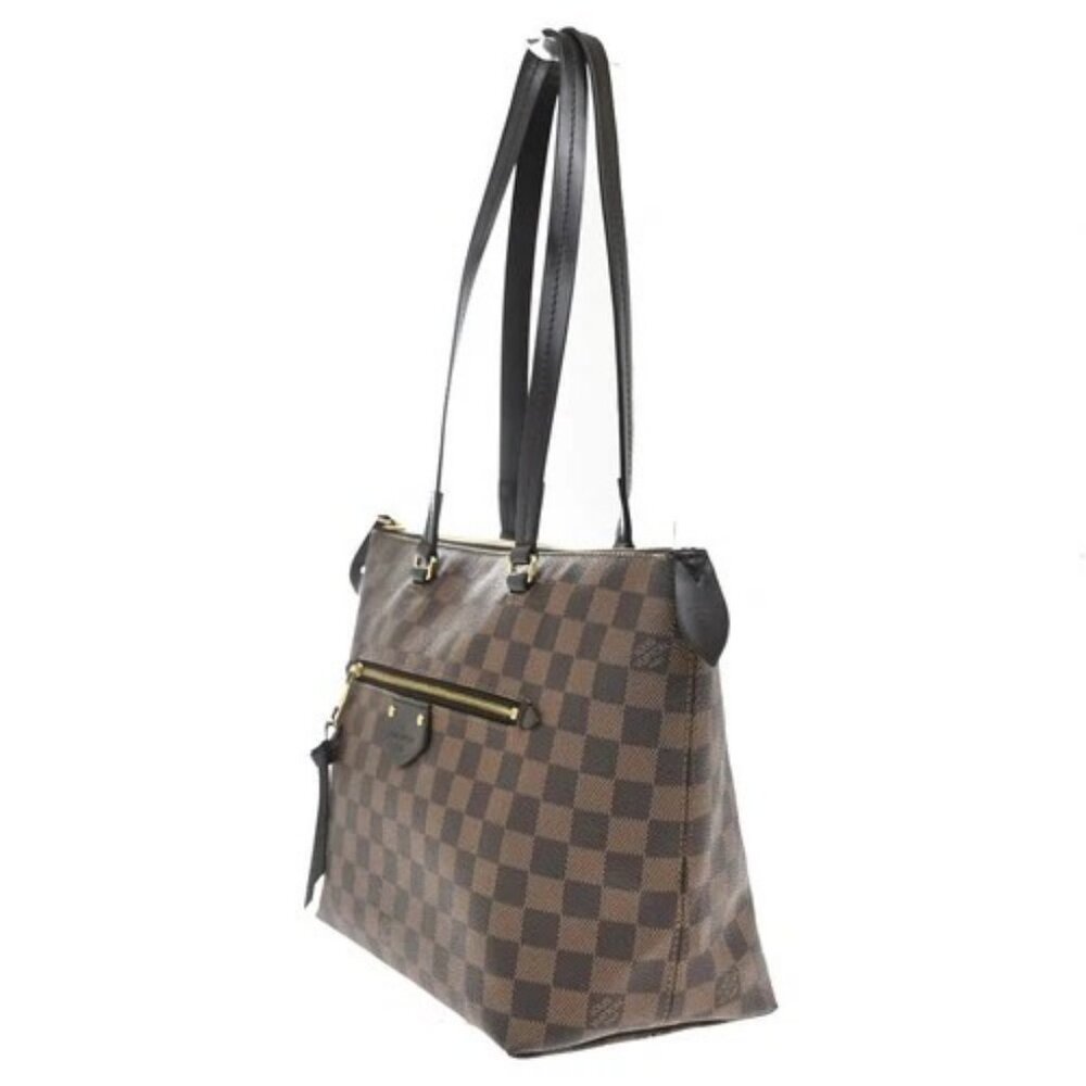LOUIS VUITTON LV Iena PM Shoulder Bag Damier Ebene Leather Brown N41012 23EG094 - Picture 2 of 16